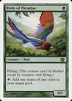 Glossy Finish Eighth Edition Birds of Paradise ( #233 )