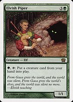 Glossy Finish Eighth Edition Elvish Piper ( #244 )