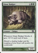 Glossy Finish Eighth Edition Giant Badger ( #253 )
