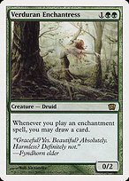 Glossy Finish Eighth Edition Verduran Enchantress ( #285 )