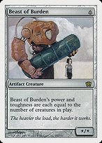 Glossy Finish Eighth Edition Beast of Burden ( #292 )