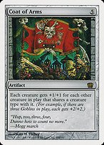 Glossy Finish Eighth Edition Coat of Arms ( #294 )