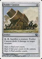 Glossy Finish Eighth Edition Fodder Cannon ( #302 )