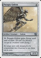 Glossy Finish Eighth Edition Patagia Golem ( #308 )