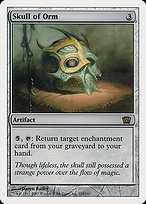 Glossy Finish Eighth Edition Skull of Orm ( #313 )