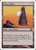 Glossy Finish Eighth Edition Urza's Tower ( #330 )