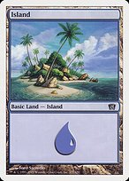 Glossy Finish Eighth Edition Island ( #337 )
