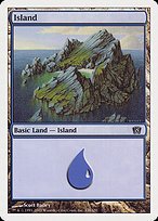 Glossy Finish Eighth Edition Island ( #338 )