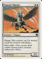 Matte Finish Ninth Edition Pegasus Charger ( #34 )
