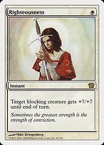 Matte Finish Ninth Edition Righteousness ( #36 )