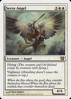 Matte Finish Ninth Edition Serra Angel ( #43 )