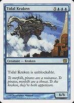 Matte Finish Ninth Edition Tidal Kraken ( #105 )