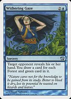 Matte Finish Ninth Edition Withering Gaze ( #113 )