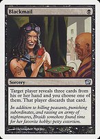 Matte Finish Ninth Edition Blackmail ( #115 )