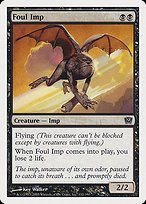 Matte Finish Ninth Edition Foul Imp ( #132 )