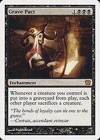 Matte Finish Ninth Edition Grave Pact ( #135 )