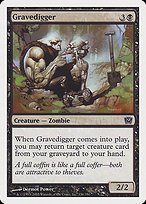 Matte Finish Ninth Edition Gravedigger ( #136 )