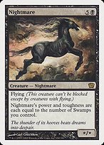 Matte Finish Ninth Edition Nightmare ( #150 )