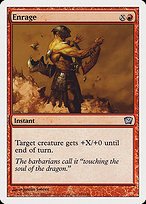 Matte Finish Ninth Edition Enrage ( #180 )