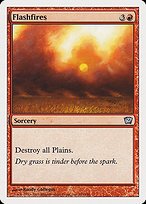 Matte Finish Ninth Edition Flashfires ( #183 )