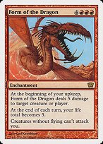 Matte Finish Ninth Edition Form of the Dragon ( #187 )