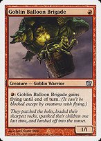Matte Finish Ninth Edition Goblin Balloon Brigade ( #189 )
