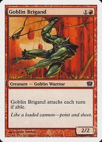 Matte Finish Ninth Edition Goblin Brigand ( #190 )