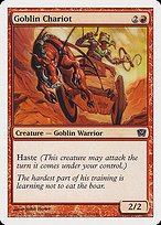 Matte Finish Ninth Edition Goblin Chariot ( #191 )