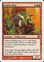 Matte Finish Ninth Edition Goblin King ( #192 )