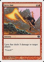 Matte Finish Ninth Edition Lava Axe ( #200 )