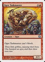 Matte Finish Ninth Edition Ogre Taskmaster ( #205 )
