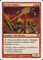 Matte Finish Ninth Edition Orcish Artillery ( #206 )