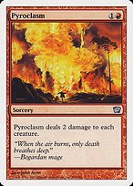 Matte Finish Ninth Edition Pyroclasm ( #208 )