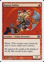 Matte Finish Ninth Edition Raging Goblin ( #209 )