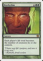 Matte Finish Ninth Edition Biorhythm ( #231 )