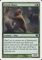 Matte Finish Ninth Edition Grizzly Bears ( #246 )