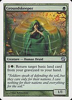 Matte Finish Ninth Edition Groundskeeper ( #247 )