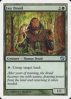 Matte Finish Ninth Edition Ley Druid ( #251 )