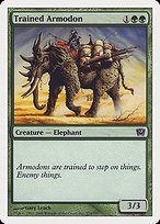 Matte Finish Ninth Edition Trained Armodon ( #274 )