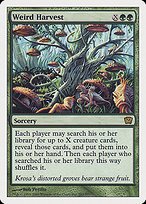 Matte Finish Ninth Edition Weird Harvest ( #282 )