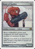 Matte Finish Ninth Edition Beast of Burden ( #288 )