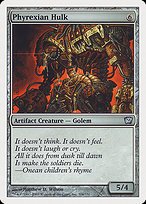 Matte Finish Ninth Edition Phyrexian Hulk ( #306 )