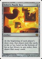 Matte Finish Ninth Edition Teferi's Puzzle Box ( #312 )
