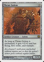 Matte Finish Ninth Edition Thran Golem ( #313 )