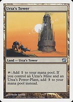 Matte Finish Ninth Edition Urza's Tower ( #329 )