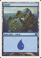Matte Finish Ninth Edition Island ( #338 )
