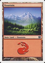 Matte Finish Ninth Edition Mountain ( #343 )