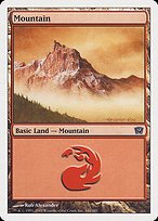 Matte Finish Ninth Edition Mountain ( #346 )