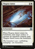 Matte Finish Aether Revolt Thopter Arrest ( #25 )
