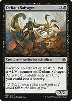 Matte Finish Aether Revolt Defiant Salvager ( #56 )